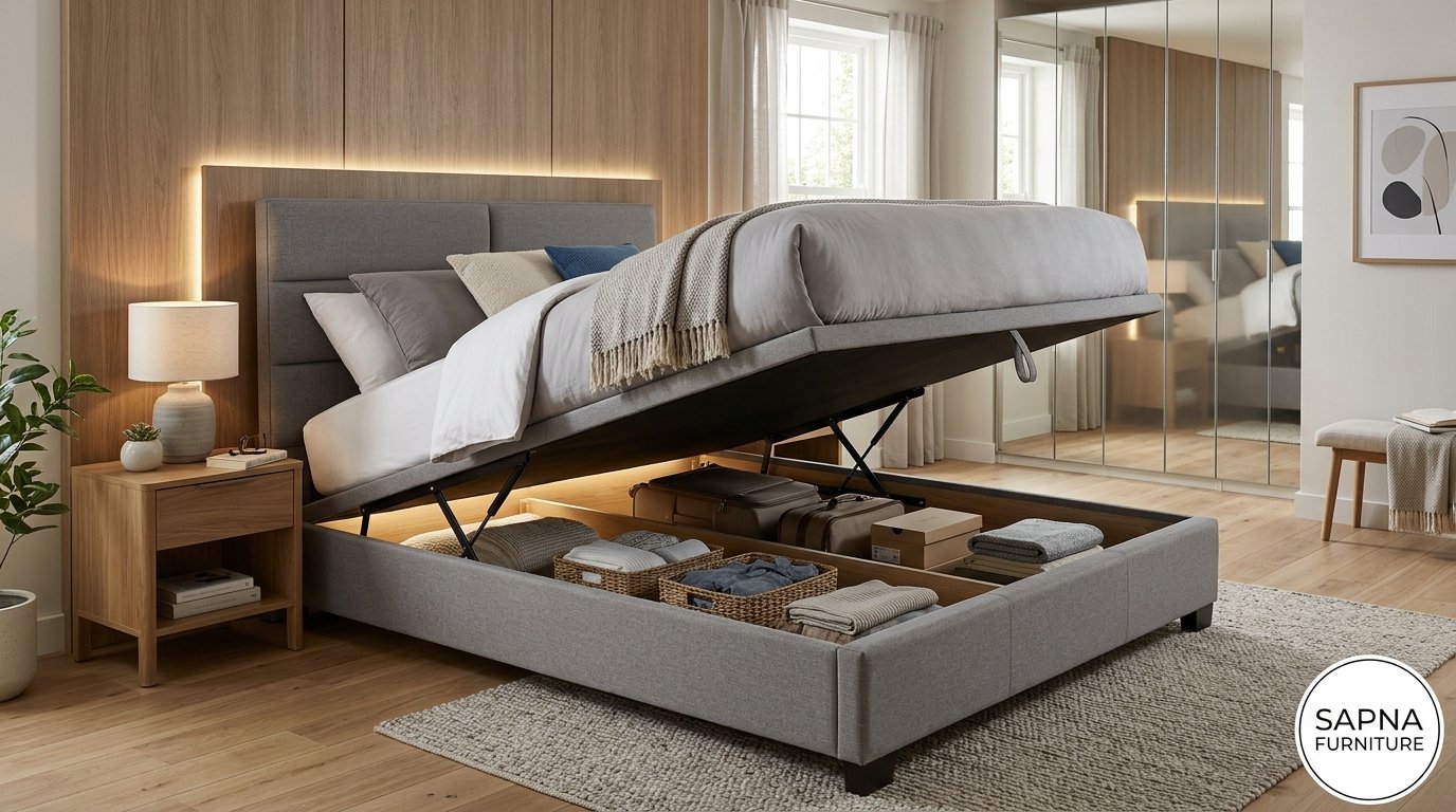 Premium Hydraulic Storage Bed