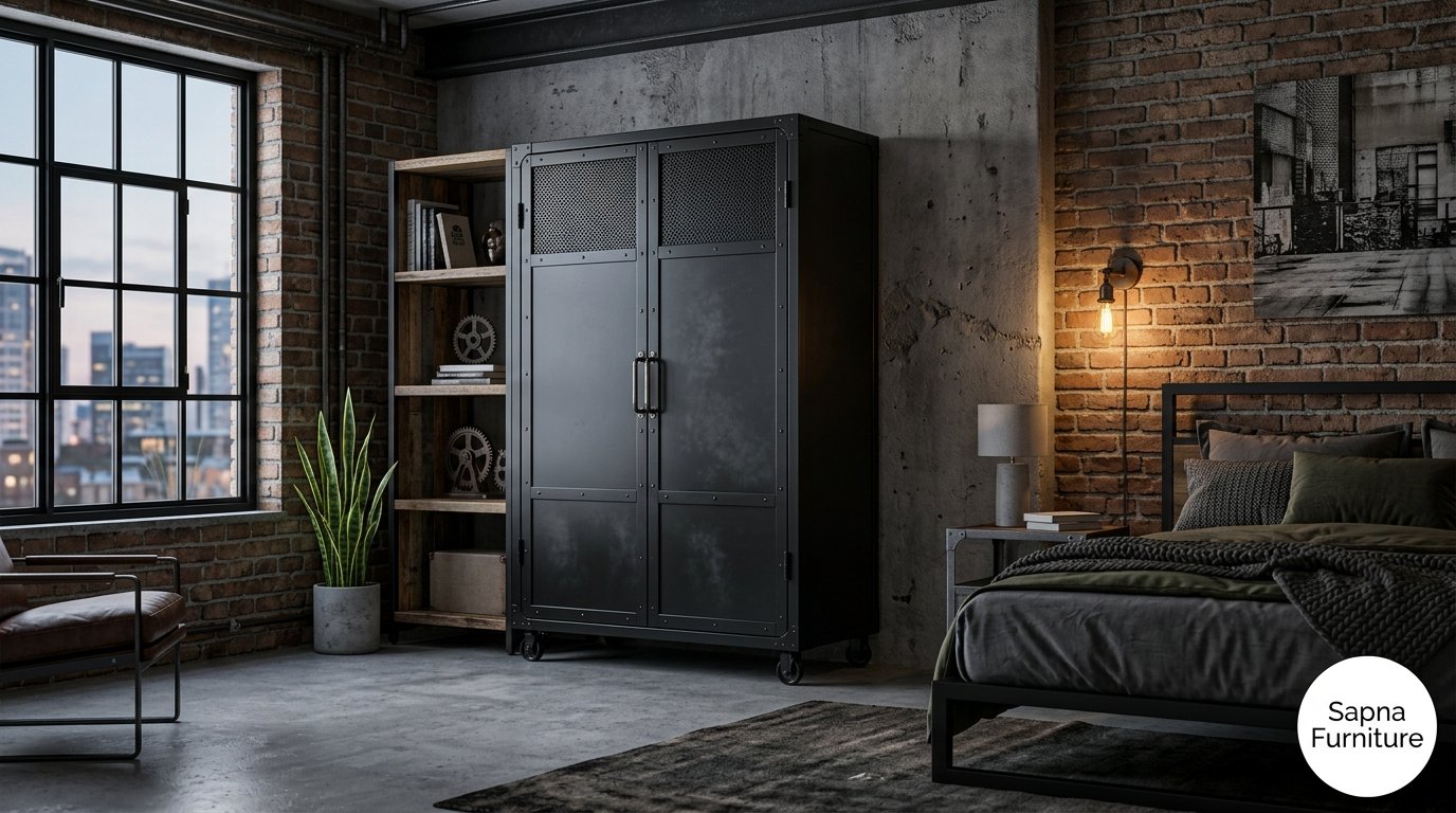 Classic 2-Door Matte Wardrobe